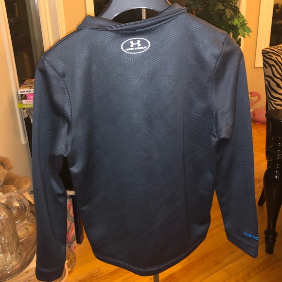 Black and blue under armour 3/4 zip up jacket - Picture 3 of 3